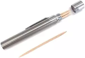 Portable Stainless Steel Toothpick Holder - Mobile Toothpick Case - Picture 1 of 4