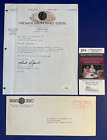 Bob Pulford Signed 8x10 Letter Chicago Blackhawks JSA COA AH34674