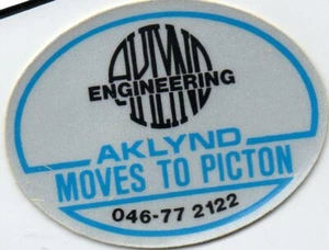 Three Old Aklynd Engineering Mining Stickers : Unused - Picture 1 of 3