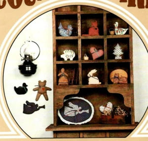 Christmas In The Country 12 Primitive Ornaments Sewing Pattern Soft Sculpture - Picture 1 of 2