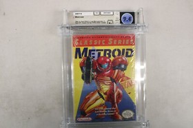 Metroid Nintendo NES Classic Series New Factory Sealed H-Seam Wata Graded 9.4