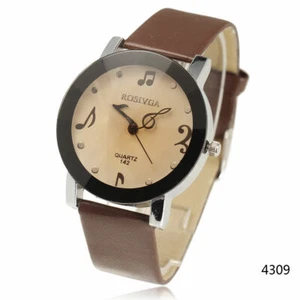 New Watch "Musical Style" Brown - Brown Bracelet - - Picture 1 of 2