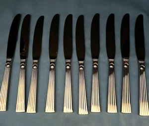 10 Oakmont Cuisinart Stainless Steel 9" Dinner Place Knives, 18/10 - Picture 1 of 5