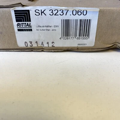 Rittal EMC outlet filter for SK 3237.6xx RAL7035 3237060 - Image 1 of 4