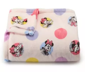 MINNIE MOUSE tiro de felpa supersuave de gran tamaño (60" de ancho x 72" de largo) - Imagen 1 de 1