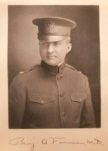 BENJAMIN APPLEGATE FURMAN 1923 New Jersey Citizen Steel-Plate Engraving Portrait - Picture 1 of 6