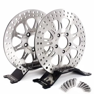 Front Rear 11.5" Brake Rotors w/ Bolts for Harley Heritage Softail Fat Boy 00-14 - Picture 1 of 9