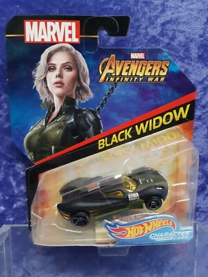 Marvel Avengers Infinity Wars BLACK WIDOW 1/64 Scale Die-Cast Character Cars MOC - Image 1 of 3
