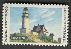 US. 1391. 6c. Maine Statehood, 150th ANNIV.. Block of 4. MNH. 1970 - Picture 1 of 1