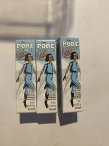 Benefit The Porefessional PORE Lite Primer Mini Travel Size .1 oz/3ml Lot 3 - Picture 1 of 1