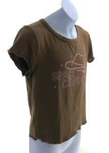 Ruby & Lace Girl's T-Shirt Short Sleeve Round Neck Pullover Size M Color Brown - Picture 1 of 4