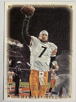 2008 Upper Deck Masterpieces - #7 Ben Roethlisberger - Image 1 of 3