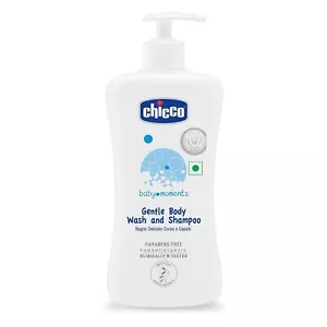 Chicco Baby Moments Gentle Body Wash and Shampoo, 500ml - Picture 1 of 7