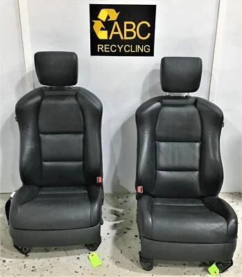 Juego de asientos delanteros izquierdo derecho Acura TL 2005-2006 cuero negro eléctrico Foto 1 de 4