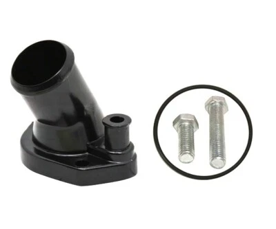 1965-73 Mustang caixa termostato bloco pequeno Ford - Preto - Imagem 1 de 3