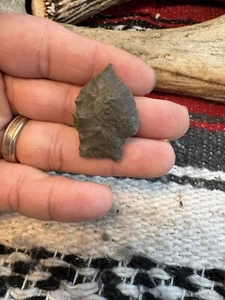 Woodland Period Jack Reef Arrowhead - Smyth County Virginia. B66 - Picture 1 of 18