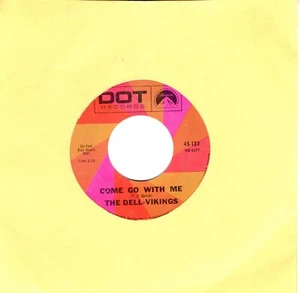 Del-Vikings: Whispering Bells / Come Go With Me .. 45 RPM 6490 - Picture 1 of 3