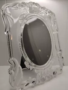 "Marco de cristal de princesa Mikasa cuadro ovalado de cristal 11 1/4""" - Imagen 1 de 5