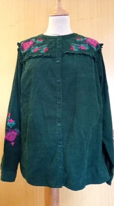 BNWT Ladies MONSOON Green Blouse UK L - Picture 1 of 5