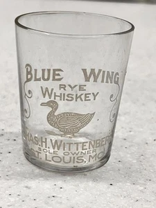 Pre-Pro Prohibition Blue Wing Rye Whiskey CHAS H. WITTENBERG St. Louis, MO Rare - Bild 1 von 8