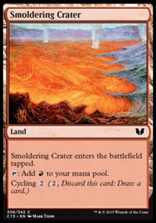Smoldering Crater - Medium Play MTG Commander 2015 - Image 1 of 1