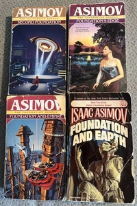 Lot of 4 Issac Asimov Foundation Series Paperback 1990s - Picture 1 of 4