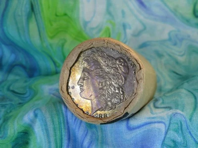 20 Monedas UNC BU Dólar Morgan IMPRESIONANTE TONIFICACIÓN 1881 FINAL / CC FINAL BESTVER #5096 Foto 1 de 4