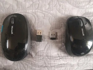 Microsoft 1557 Sculpt Comfort Wireless Mouse & Microsoft Mobile 3500 - Afbeelding 1 van 9