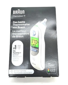 Braun Ohrthermometer Medizinische Geräte ThermoScan 7 Temperaturmessung schnell  - Bild 1 von 5