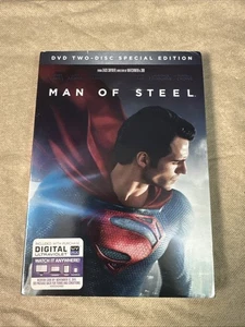 Man of Steel DVD 2013 Henry Cavill Russell Crowe Amy Adams Zack Snyder - Picture 1 of 7