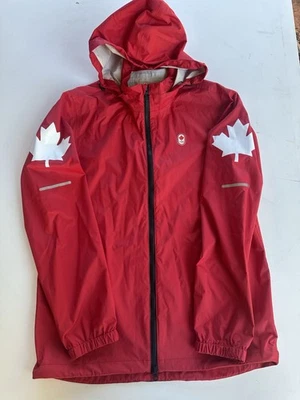 Chaqueta cortavientos del equipo olímpico de Canadá para hombre mediana roja hoja de arce Hudson’s Bay Foto 1 de 4