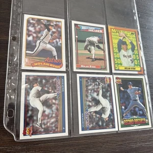 Lote de 9 tarjetas de béisbol coleccionables de Nolan Ryan - Imagen 1 de 14