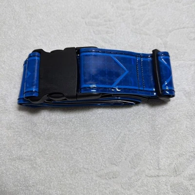 反光安全带 Skilcraft Visi-belt 蓝色跑步自行车步行带 31-55 — 第 1/4 张图片