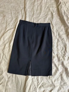 Moschino Cheap Chic Vintage Women's Black Wool Skirt Size US 6 / Small - Picture 1 of 3