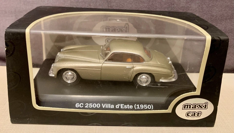 6C 2500 VILLA D'ESTE (1950)-MAXI CAR-DIE CAST-SCALA 1:43 - DA COLLEZIONE - Immagine 1 di 4