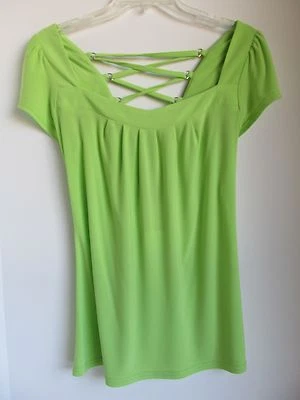 Camisa Top Blusa Espalda Abierta WRAPPER Para Mujer Talla M ¡Muestre Verano Tostado! Nuevo con etiquetas Foto 1 de 4