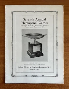 vintage 1941 USA TRACK & FIELD NONAGONAL HEPTAGONAL CHAMPIONSHIPS PROGRAM - Picture 1 of 1