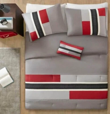 Conjunto de edredom e lençóis gêmeos XL para dormitório universitário Ohio State - Imagem 1 de 4