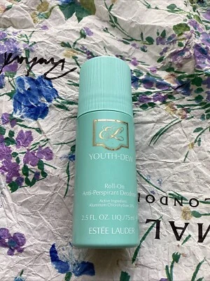 Desodorante antitranspirante Estee Lauder Youth-Dew Roll-On 2,5 oz/75 ml novo na caixa - Imagem 1 de 3