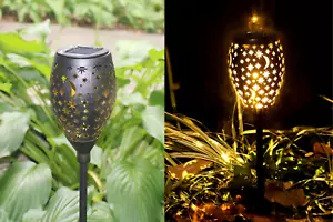 Solar Outdoor Garden Light Pathway Landscape Patio Yard Decor Stake Lamp Gift - Picture 1 of 16