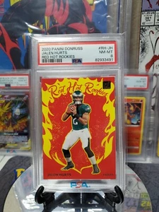 2020 Panini Donruss Jalen Hurts #RH-JH NFL Rookie Red Hot Rookies PSA 8 - Picture 1 of 2