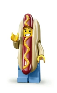 Lego Hot Dog Mann #14 Minifigur 71008 Serie 13 werkseitig versiegelt Kostüm NEU - Bild 1 von 2