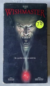 Wishmaster VHS Horror Wes Craven Robert Englund Tony Todd Kane Hodder 1998 - Picture 1 of 6