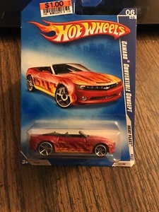 Hot Wheels Heat Fleet 6/10, Camaro Convertible Concept, ungeöffnet - Bild 1 von 7