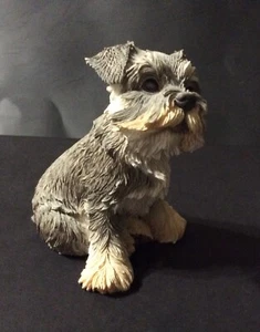 Schnauzer Puppy Dog Figurine Collectible  - Imagen 1 de 5