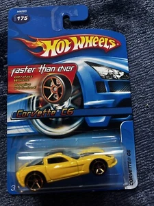 2005 Hot Wheels Faster Than Ever #175 CORVETTE C6 Yellow Variant w/Gold FTE Sp - Picture 1 of 1