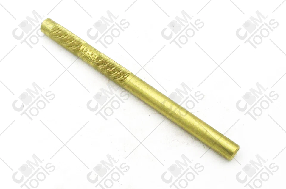 MAYHEM Mayhew 25076 - 1/2" (13mm) Knurled Brass Drift Punch - 7" Length