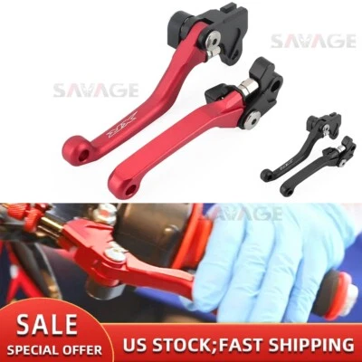 For HONDA XR250R XR400R 96-04 Pivot Brake Clutch Levers Controls Lever XR650R - Image 1 of 4