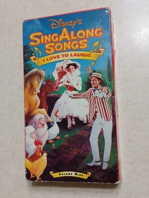 Disney Sing Along Songs VHS Tape I Love To Laugh - Image 1 of 4