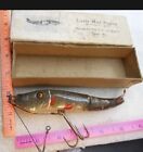 Vintage RARE cc roberts lil pup musky lure Glass Eyes